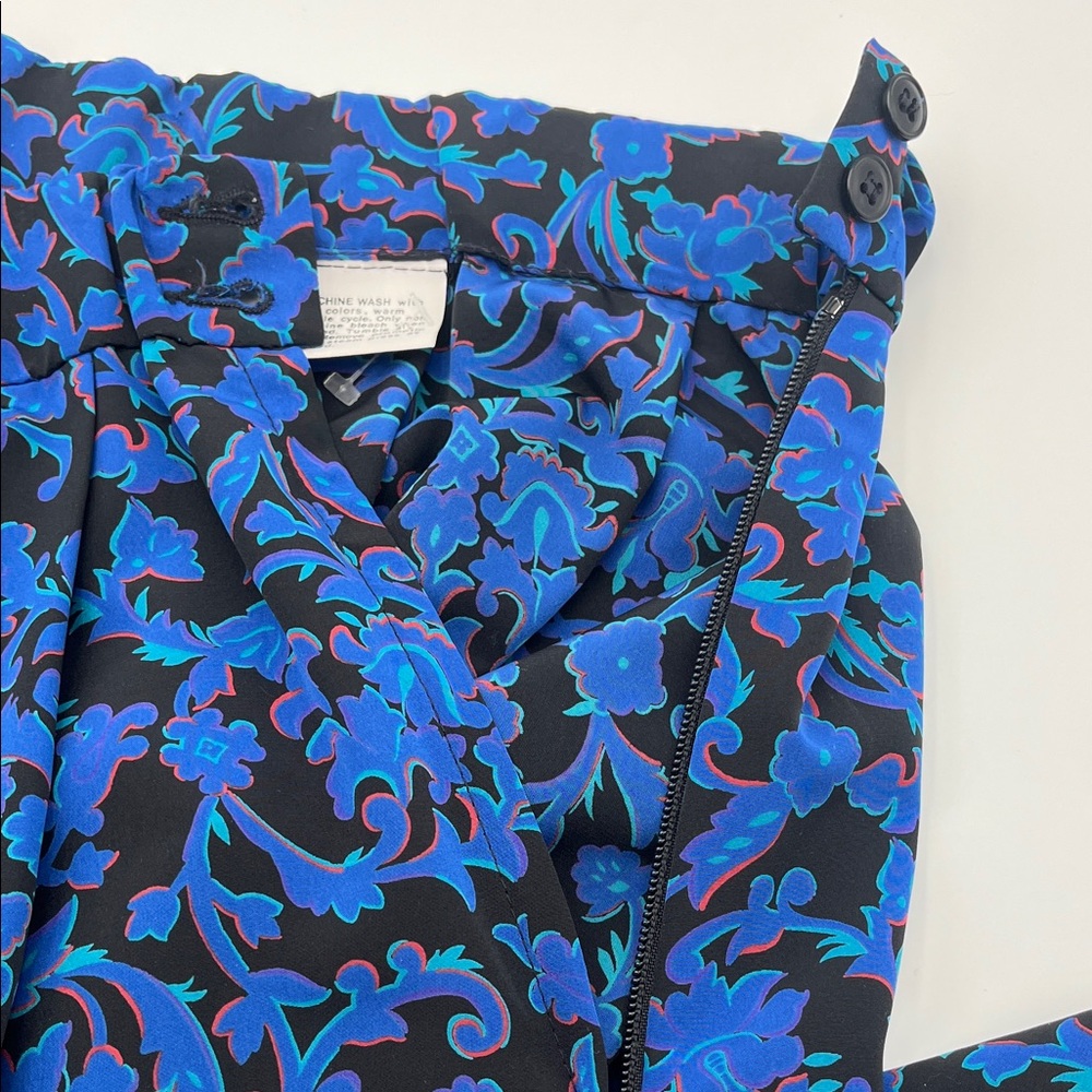 Pendleton‎ “Country Sophisticates” Blue Floral Maxi Skirt - Picture 3 of 4